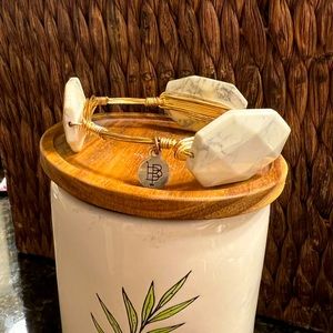 Used Bourbon and Boweties white bracelet